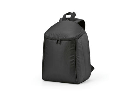Brüssel Kühltaschen-Rucksack 12L aus r PET. Mit Doppelreißverschluss
