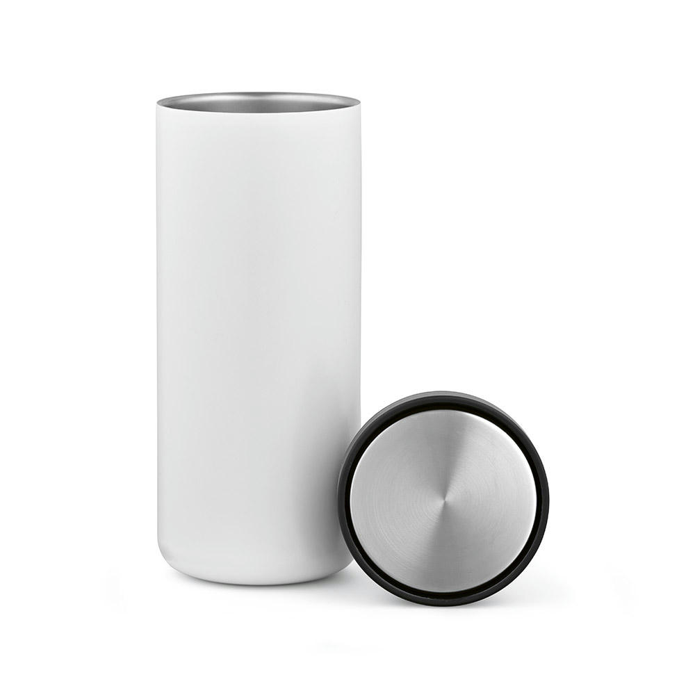 Rhine Thermobecher 600ml aus recy. Edelstahl, doppelwandig, mit 360°-Push-Deckel