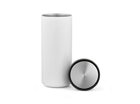 Rhine Thermobecher 600ml aus recy. Edelstahl, doppelwandig, mit 360°-Push-Deckel