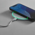 Dirac kabelloses Schnellladegerät, recy. ABS, 15W, USB-C-Anschluss