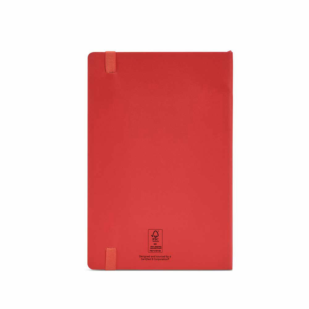 Flaubert A5 Notizbuch aus recy. PU, Softcover, 160 Seiten.FSC®-zertifiziert