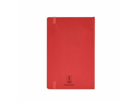 Flaubert A5 Notizbuch aus recy. PU, Softcover, 160 Seiten.FSC®-zertifiziert
