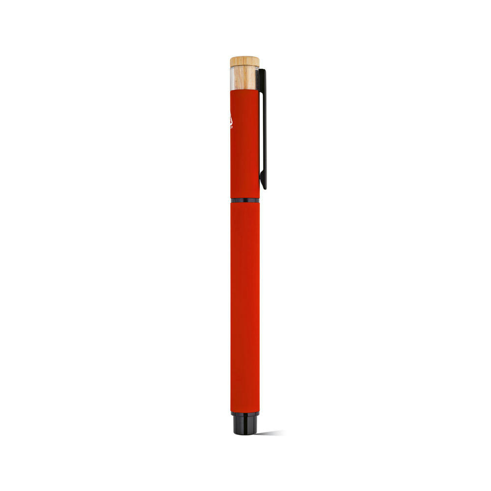 Thoreau Rollerball aus recy. Aluminium, blau, Dokumental®-Gel-Tinte 0,6km