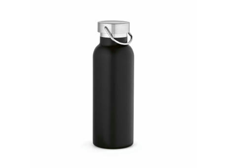 Sado Trinkflasche 560ml aus recy. Edelstahl. Doppelwandig, auslaufsicher. 