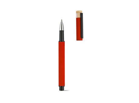 Thoreau Rollerball aus recy. Aluminium, blau, Dokumental®-Gel-Tinte 0,6km