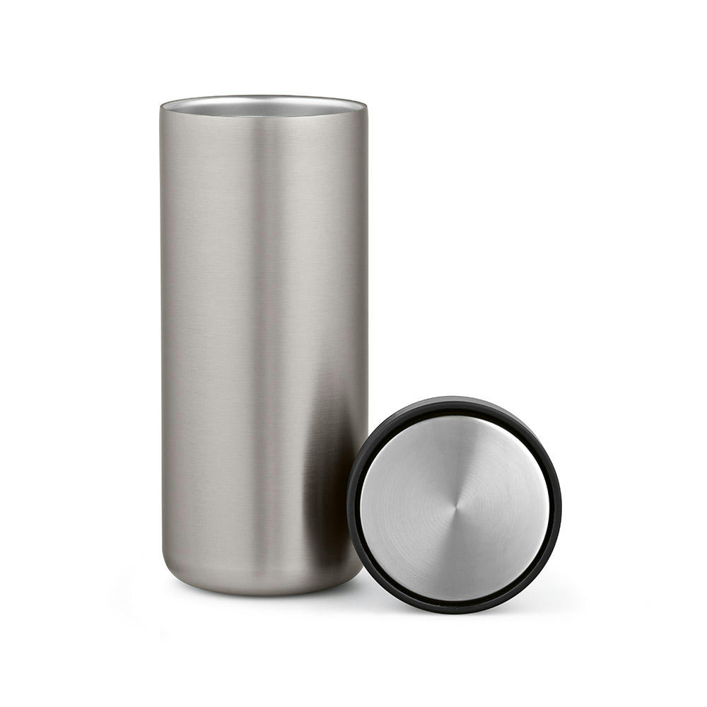 Rhine Thermobecher 600ml aus recy. Edelstahl, doppelwandig, mit 360°-Push-Deckel