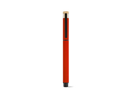 Thoreau Rollerball aus recy. Aluminium, blau, Dokumental®-Gel-Tinte 0,6km