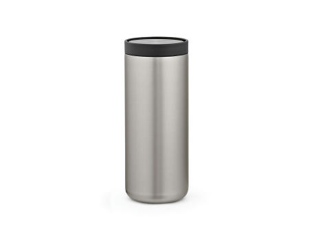 Rhine Thermobecher 600ml aus recy. Edelstahl, doppelwandig, mit 360°-Push-Deckel