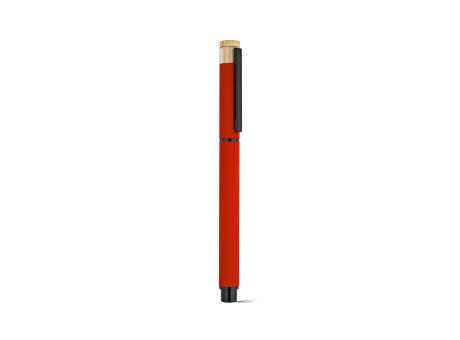 Thoreau Rollerball aus recy. Aluminium, blau, Dokumental®-Gel-Tinte 0,6km