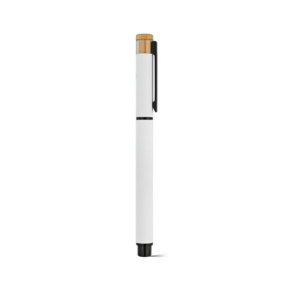 Thoreau Rollerball aus recy. Aluminium, blau, Dokumental®-Gel-Tinte 0,6km