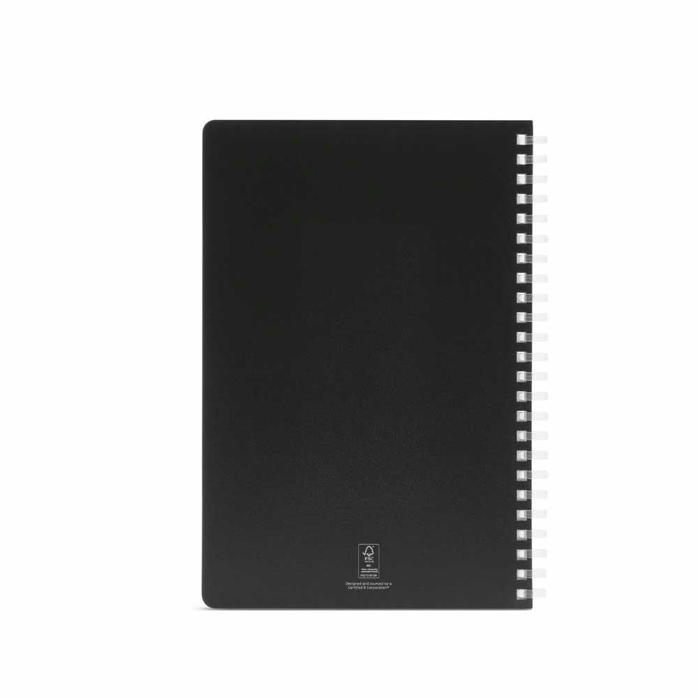Horace A5 Spiralnotizbuch aus recy. PP. Softcover.70g/m². 160 Seiten. FSC®-zertifiziert.