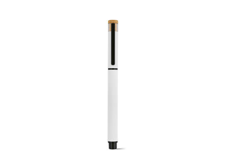 Thoreau Rollerball aus recy. Aluminium, blau, Dokumental®-Gel-Tinte 0,6km