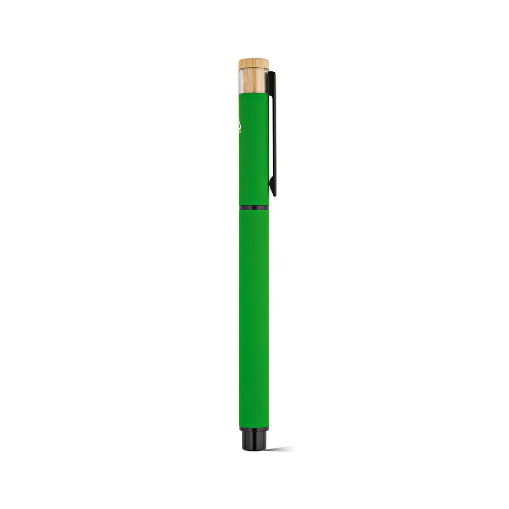 Thoreau Rollerball aus recy. Aluminium, blau, Dokumental®-Gel-Tinte 0,6km