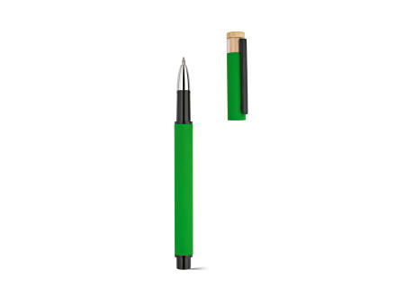 Thoreau Rollerball aus recy. Aluminium, blau, Dokumental®-Gel-Tinte 0,6km