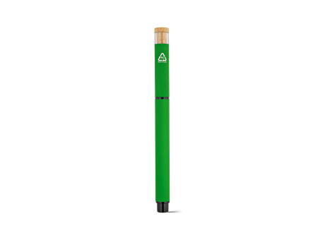 Thoreau Rollerball aus recy. Aluminium, blau, Dokumental®-Gel-Tinte 0,6km