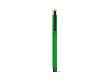 Thoreau Rollerball aus recy. Aluminium, blau, Dokumental®-Gel-Tinte 0,6km