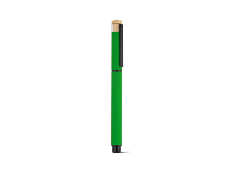 Thoreau Rollerball aus recy. Aluminium, blau, Dokumental®-Gel-Tinte 0,6km