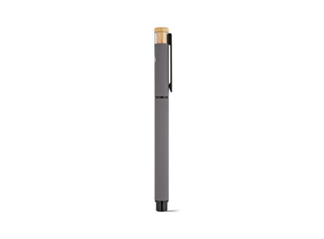 Thoreau Rollerball aus recy. Aluminium, blau, Dokumental®-Gel-Tinte 0,6km