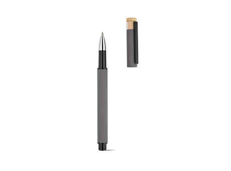 Thoreau Rollerball aus recy. Aluminium, blau, Dokumental®-Gel-Tinte 0,6km