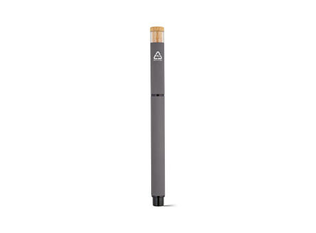 Thoreau Rollerball aus recy. Aluminium, blau, Dokumental®-Gel-Tinte 0,6km
