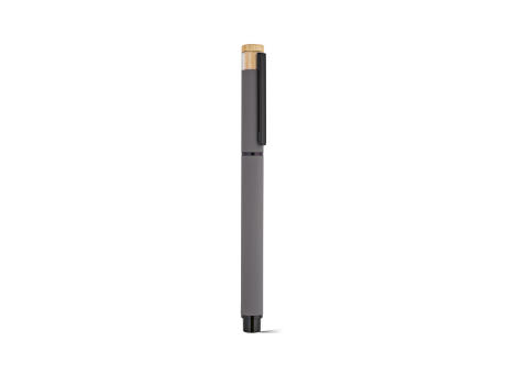 Thoreau Rollerball aus recy. Aluminium, blau, Dokumental®-Gel-Tinte 0,6km