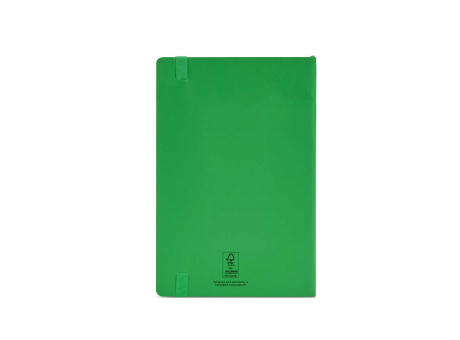 Flaubert A5 Notizbuch aus recy. PU, Softcover, 160 Seiten.FSC®-zertifiziert
