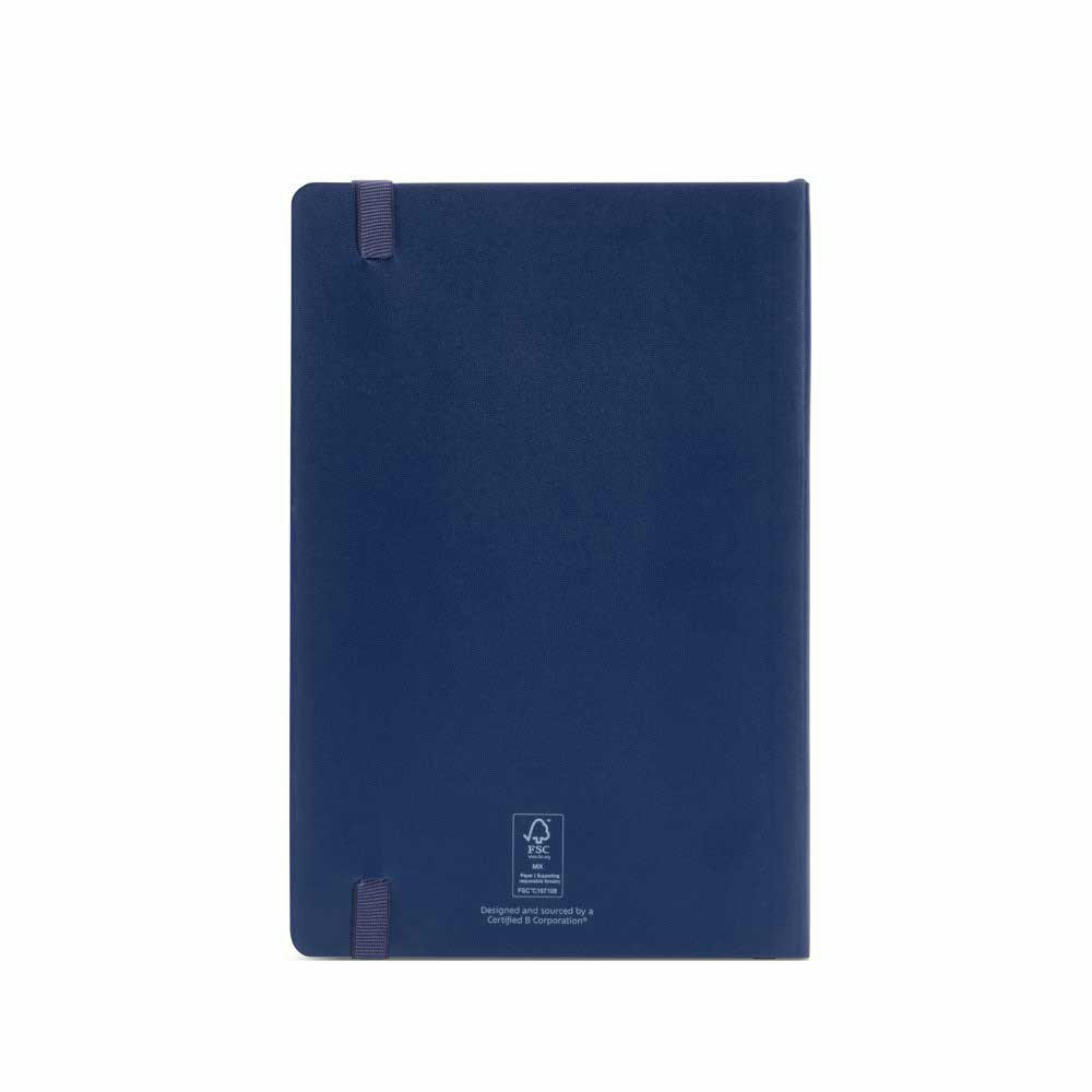 Flaubert A5 Notizbuch aus recy. PU, Softcover, 160 Seiten.FSC®-zertifiziert
