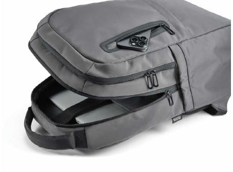 Chicago Rucksack 20L aus recy. PET. Geeignet für Laptops bis 17".