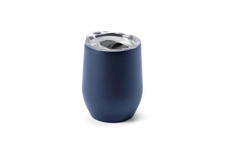 Tigris Reisebecher recy.Edelstahl, 320 ml. Doppelwandig mit Deckel