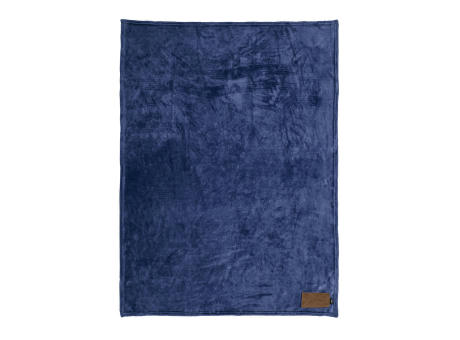 Van-Eyck Decke aus rPET (240 g/m²). Mit personalisierbarem Aufnäher