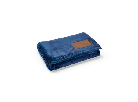Van-Eyck Decke aus rPET (240 g/m²). Mit personalisierbarem Aufnäher