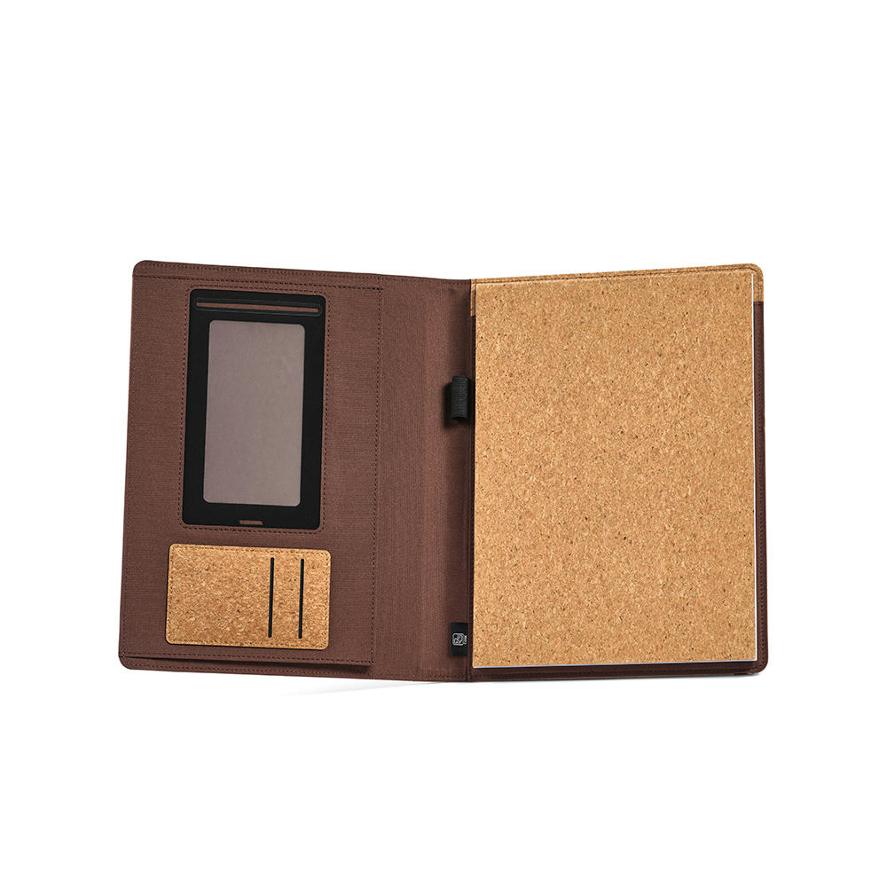 Kafka A4-Mappe, Kork. Notizblock mit 64-seitigem FSC®