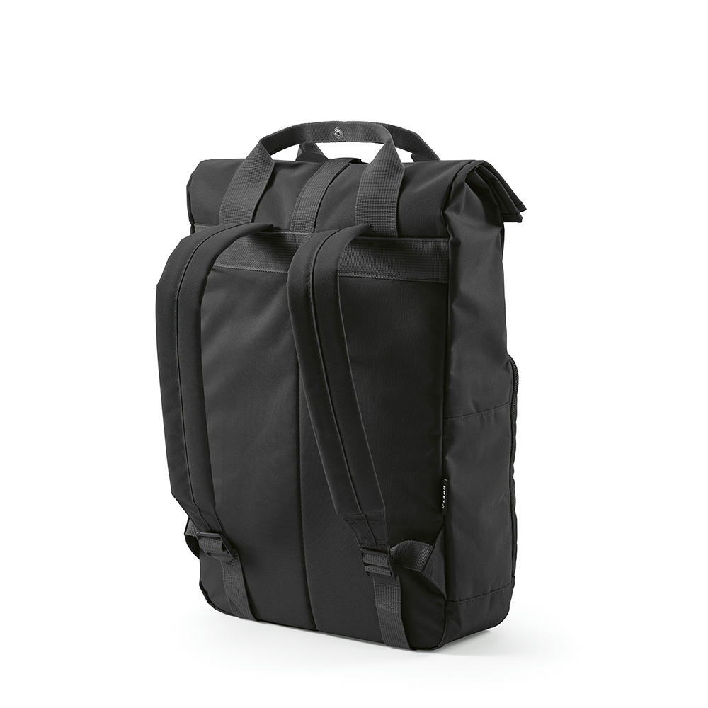 Warsaw 20L Rucksack aus rPET.Roll-Top- und Schnallenverschluss