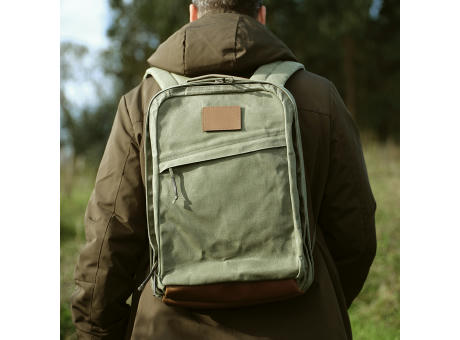 Cape Town Laptop Rucksack 27L recy. Baumwolle 230 gsm 
