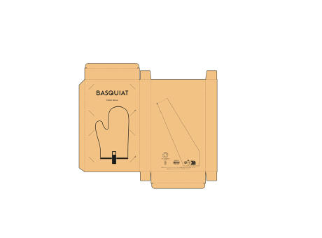 Basquiat Küche Handschuhe recy. Baumwolle 280gsm 