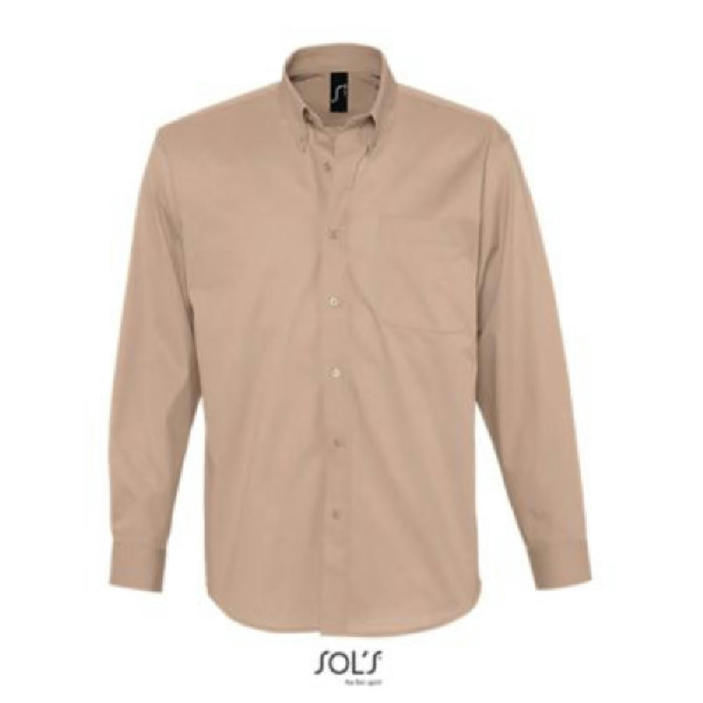 CAMISA ALGODÓN TWILL HOMBRE MANGA LARGA