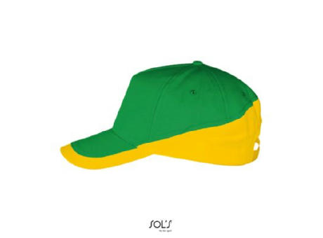 GORRA 5 PANELES CONTRASTADA