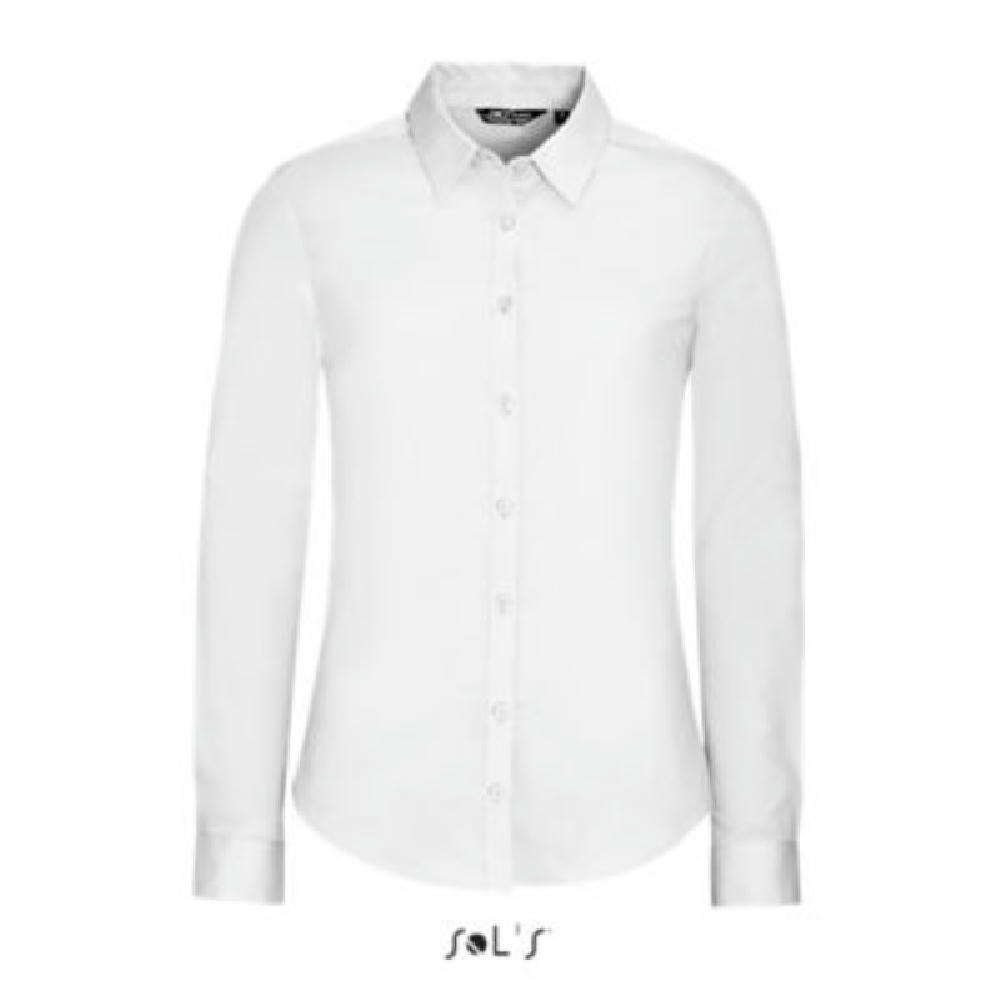 CAMISA STRETCH MUJER MANGA LARGA