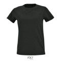 CAMISETA AJUSTADA DE MUJER CON CUELLO REDONDO