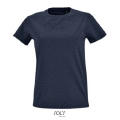 CAMISETA AJUSTADA DE MUJER CON CUELLO REDONDO