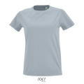 CAMISETA AJUSTADA DE MUJER CON CUELLO REDONDO