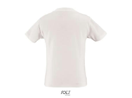CAMISETA DE MANGA CORTA DE NIÑO CON CUELLO REDONDO