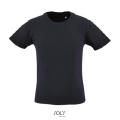 CAMISETA DE MANGA CORTA DE NIÑO CON CUELLO REDONDO