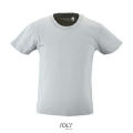 CAMISETA DE MANGA CORTA DE NIÑO CON CUELLO REDONDO