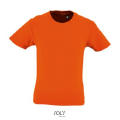 CAMISETA DE MANGA CORTA DE NIÑO CON CUELLO REDONDO