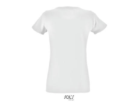 CAMISETA AJUSTADA DE MUJER CON CUELLO REDONDO
