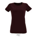 CAMISETA AJUSTADA DE MUJER CON CUELLO REDONDO