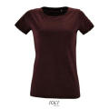 CAMISETA AJUSTADA DE MUJER CON CUELLO REDONDO
