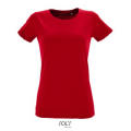 CAMISETA AJUSTADA DE MUJER CON CUELLO REDONDO