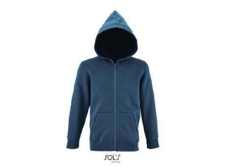 SUDADERA CON CREMALLERA Y CAPUCHA